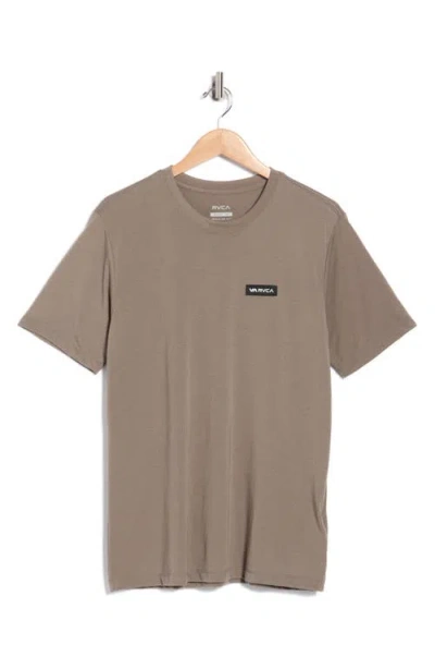 Rvca Icon Performance T-shirt In Brown