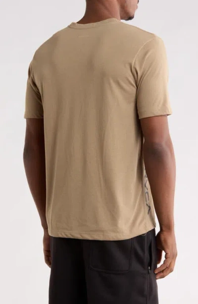Rvca 2x Performance T-shirt In Brown