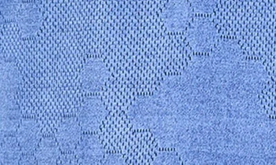 Tailorbyrd Honeycomb Textured Performance Polo In Blue