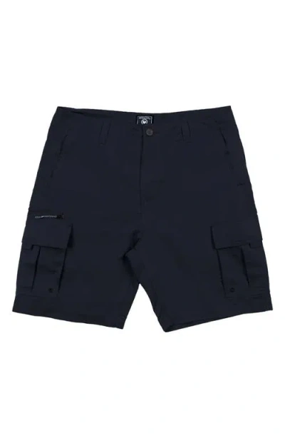 Burnside Cargo Shorts In Black