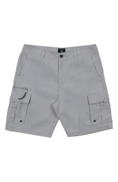Burnside Cargo Shorts In Gray