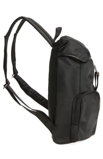 Off-white Drawstring Backpack In Black
