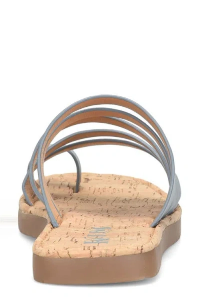 Korks Marisol Toe Loop Slide Sandal In Gray