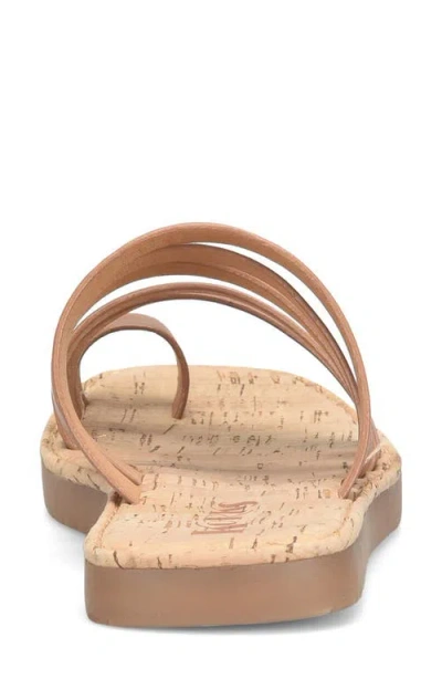 Korks Marisol Toe Loop Slide Sandal In Brown