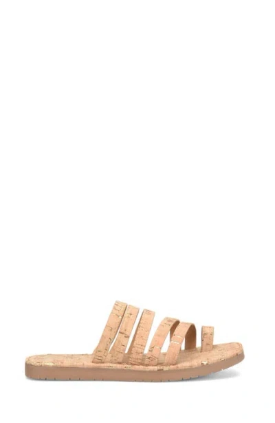 Korks Marisol Toe Loop Slide Sandal In Brown