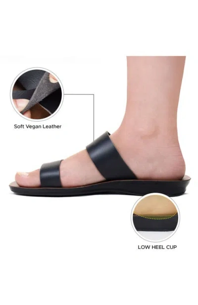 Aerosoft Ella Comfort Flat In Black