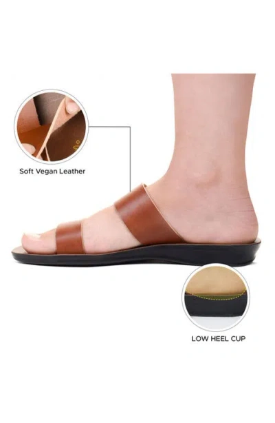 Aerosoft Ella Comfort Flat In Brown