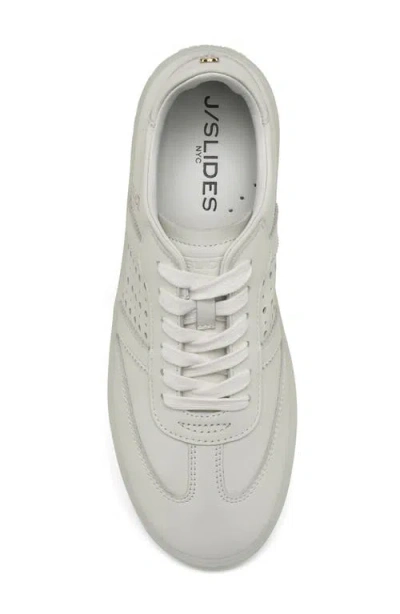 Jslides Hunter Leather Sneaker In White