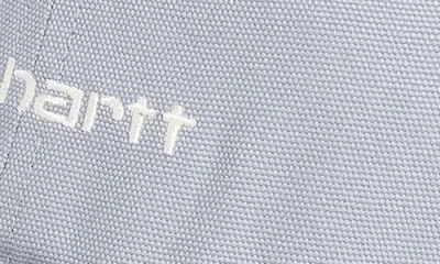 Carhartt Work In Progress Logo Script Baseball Cap In Gray