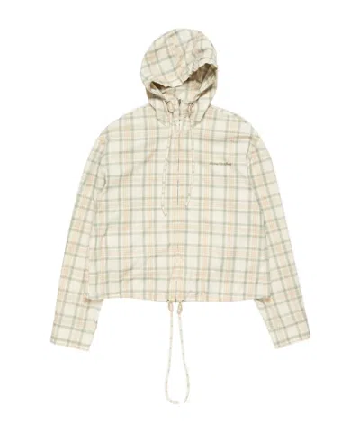 Acne Studios Ofass Summery Check Jacket In Multi