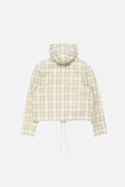 Acne Studios Ofass Summery Check Jacket In Multi