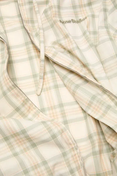 Acne Studios Ofass Summery Check Jacket In Multi