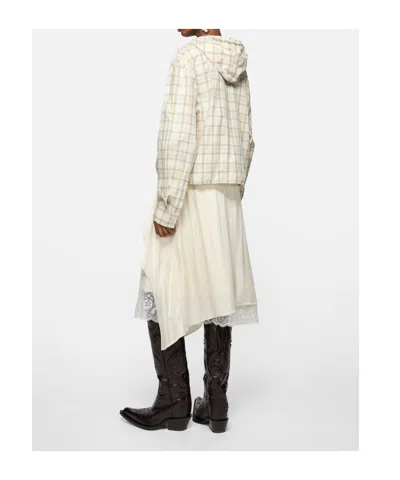 Acne Studios Ofass Summery Check Jacket In Multi