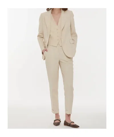 P.a.r.o.s.h Single-breasted Blazer In Neutral