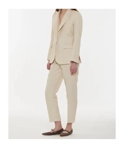 P.a.r.o.s.h Single-breasted Blazer In Neutral