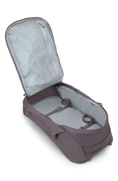 Osprey Fairview 55 Logo-print Backpack In Burgundy