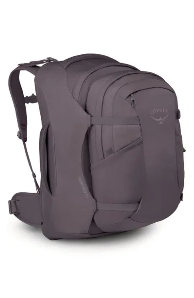 Osprey Fairview 55 Logo-print Backpack In Burgundy