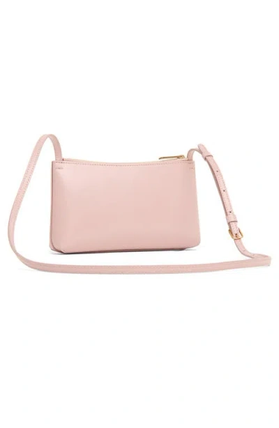 Mansur Gavriel Mini Gaia Leather Crossbody Bag In Pink