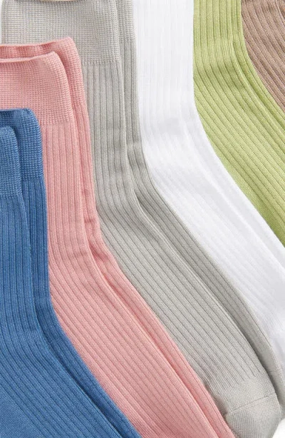 Muk Luks Assorted 6-pack Crew Socks In Multi