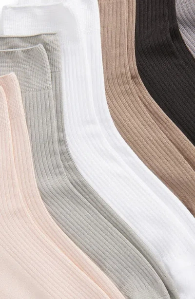 Muk Luks Assorted 6-pack Crew Socks In Multi