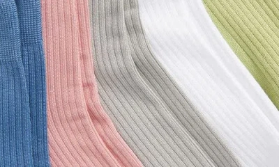 Muk Luks Assorted 6-pack Crew Socks In Multi