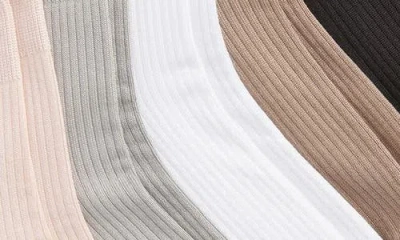 Muk Luks Assorted 6-pack Crew Socks In Multi