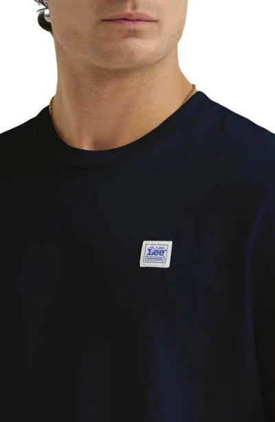 Lee Logo Patch T-shirt In Blue