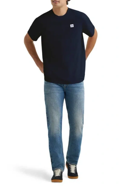 Lee Logo Patch T-shirt In Blue