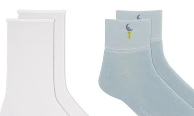 K. Bell Socks K Bell Socks Golfball Assorted 2-pack Socks In Blue