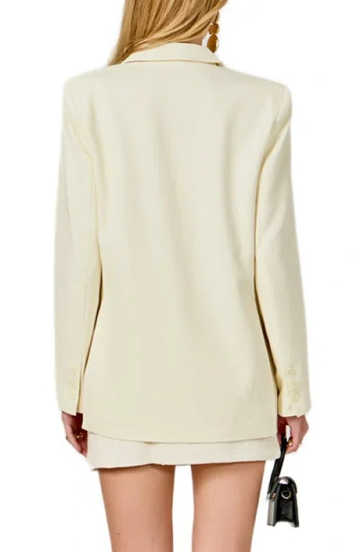 Endless Rose Two-button Blazer In Neutral