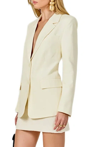 Endless Rose Two-button Blazer In Neutral