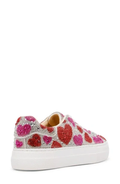Betsey Johnson Sidny Platform Sneaker In Multi