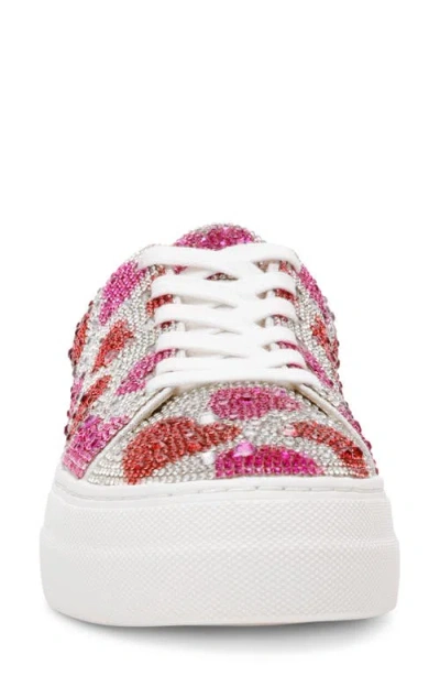 Betsey Johnson Sidny Platform Sneaker In Multi