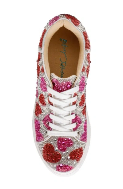 Betsey Johnson Sidny Platform Sneaker In Multi