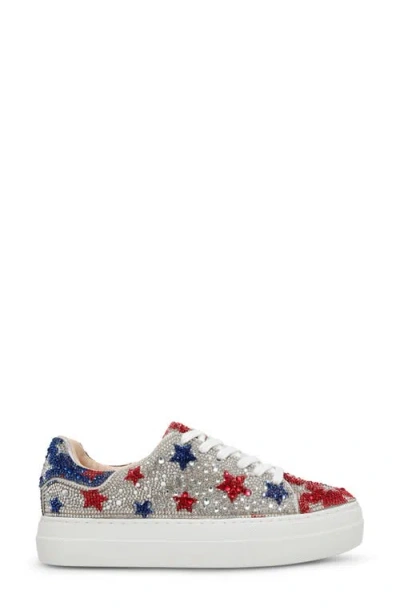 Betsey Johnson Sidny Platform Sneaker In Multi