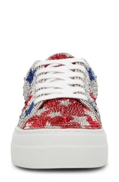 Betsey Johnson Sidny Platform Sneaker In Multi