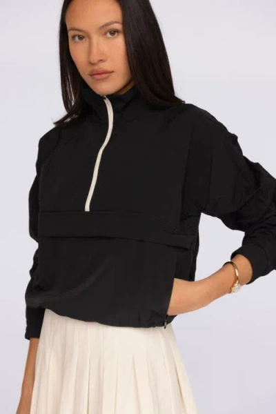 Fore-té Club Attire Margot Performance Pullover In Black