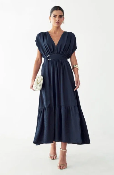 St Mrlo Este Midi Dress In Blue