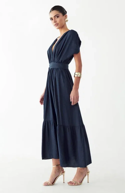 St Mrlo Este Midi Dress In Blue