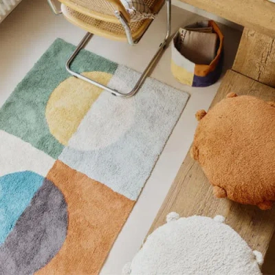 Lorena Canals Washable Rug Illusion Lens In Multi