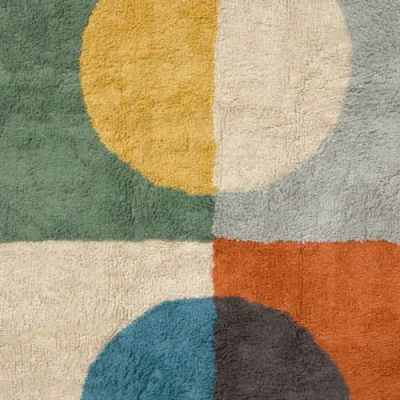 Lorena Canals Washable Rug Illusion Lens In Multi