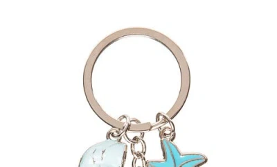 Beachcombers Sand Dollar Keychain In Blue