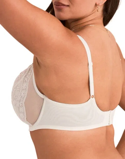 Adore Me Elea Unlined Full Coverage Bra In White