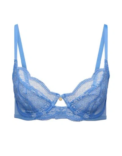 Adore Me Elea Unlined Full Coverage Bra In Blue