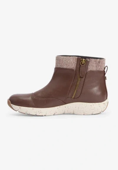 Comfortview The Cassiopeia Bootie In Brown