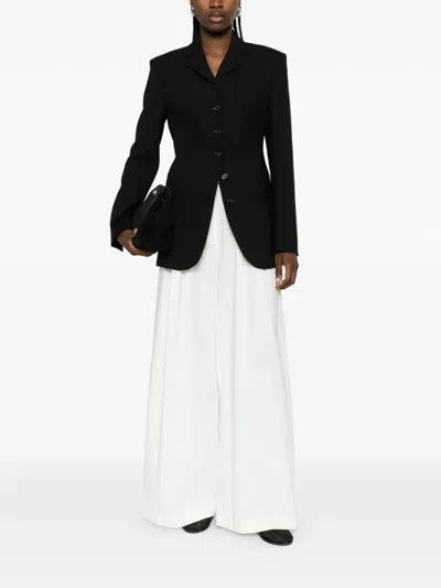 Max Mara Cosetta Buttoned Blazer In Blue