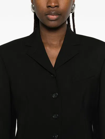 Max Mara Cosetta Buttoned Blazer In Blue