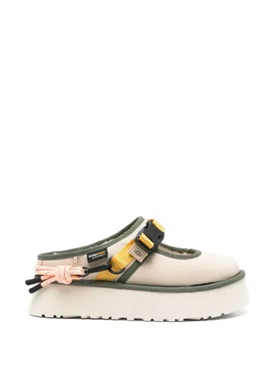Ugg Mini Gorpcore Mary Jane Shoes With Adjustable Strap In Neutral