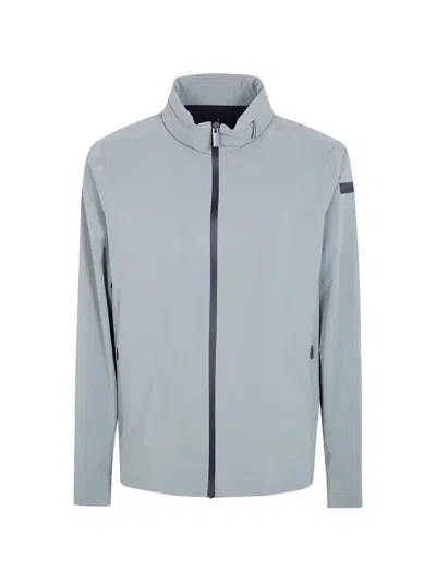 Rrd Logo-patch Zip-up Jacket In Gray