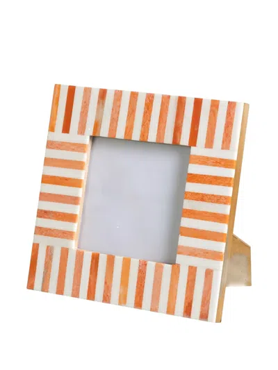 Cu I Seeyou Fun Striped Square Picture Frame In Multi